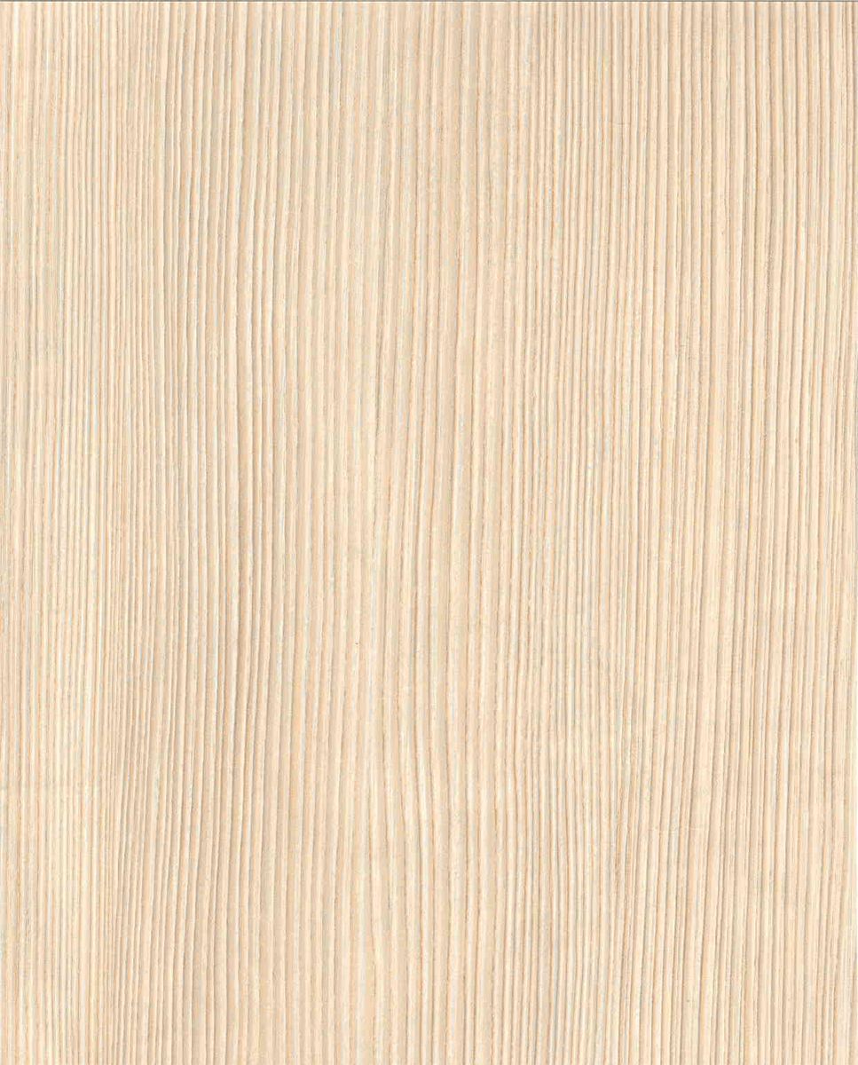 Close-up of light beige wood grain with fine vertical lines