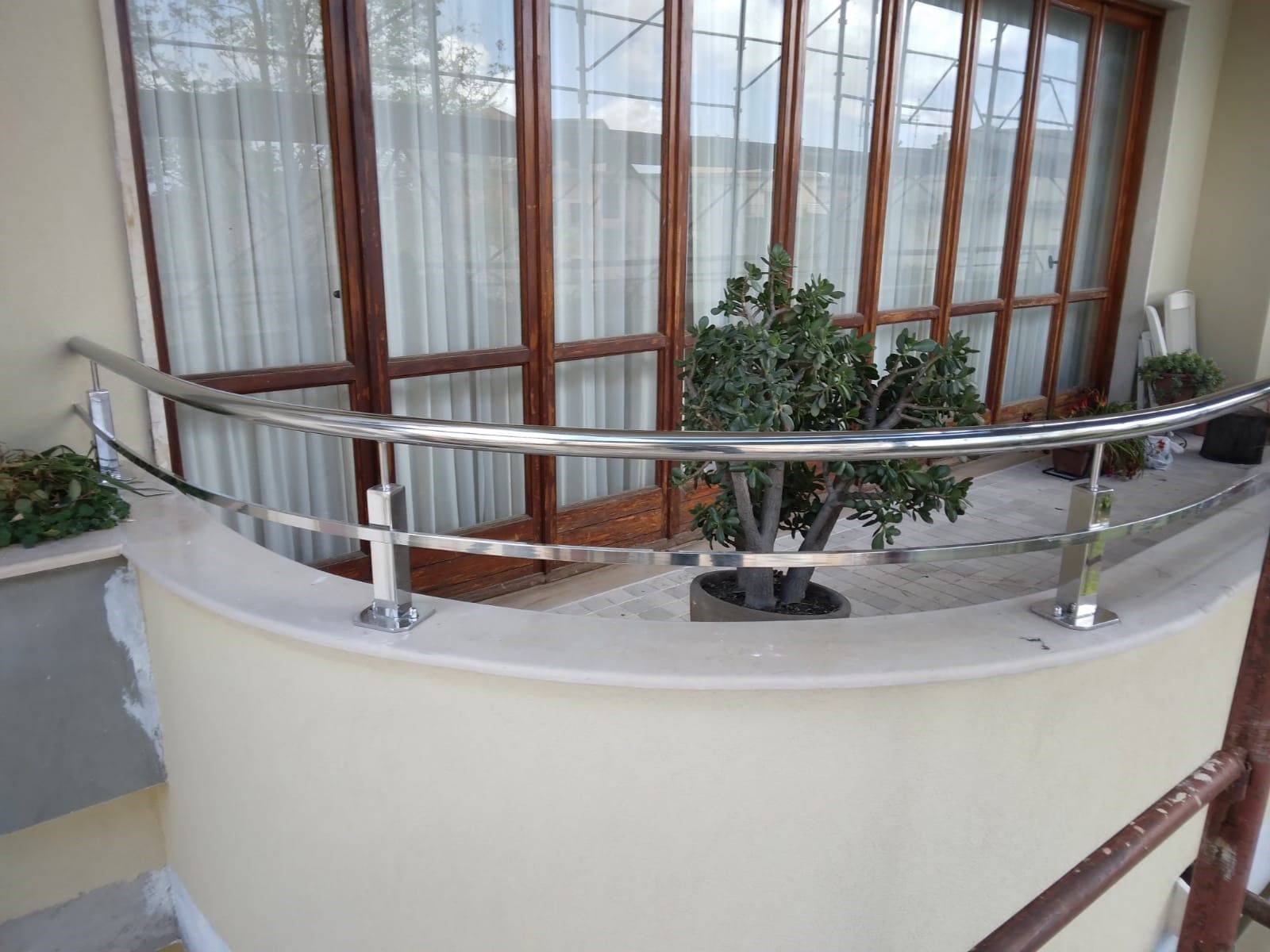 ringhiera in acciaio inox