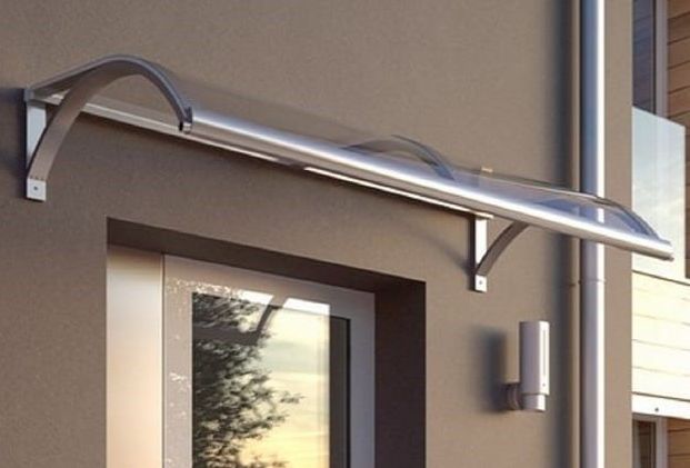 pensilina in acciaio inox