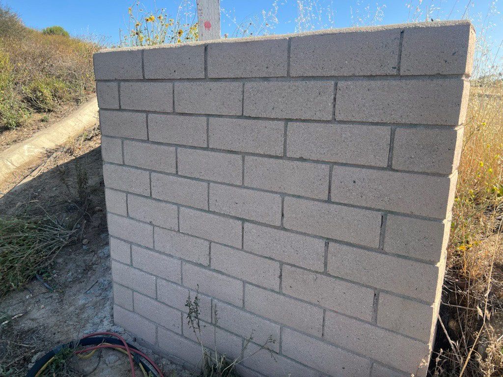 After Graffiti Removal — Valley Center, CA — Murphy Sandblasting