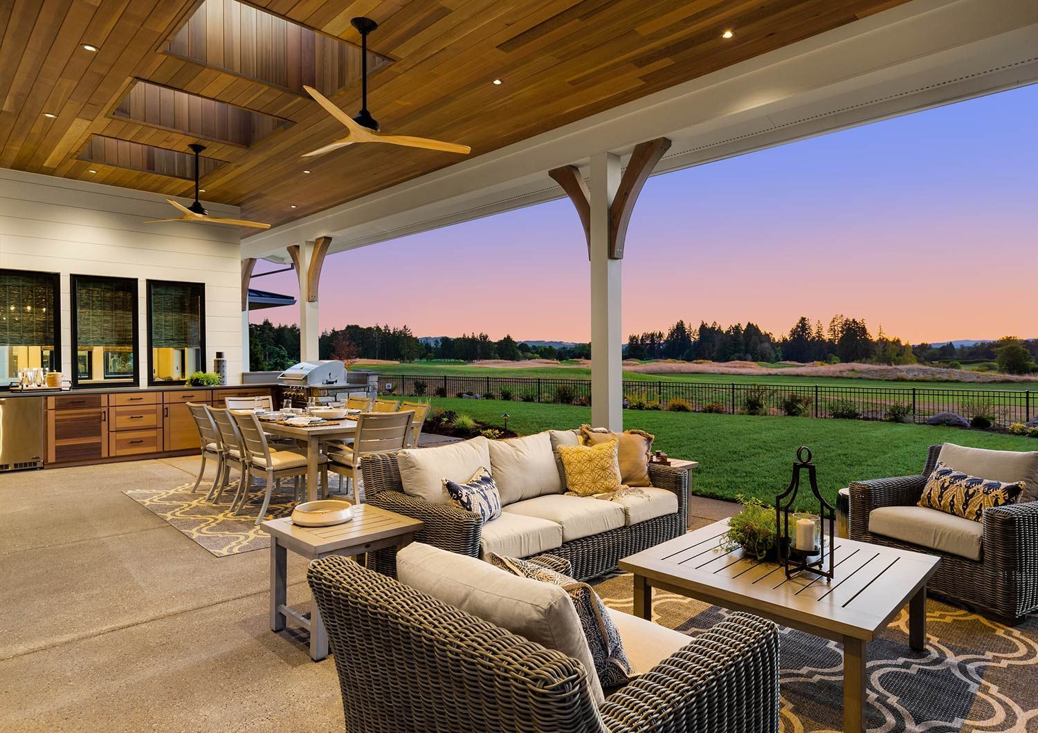 Elegant Wooden Ceiling — Valley Center, CA — Murphy Sandblasting