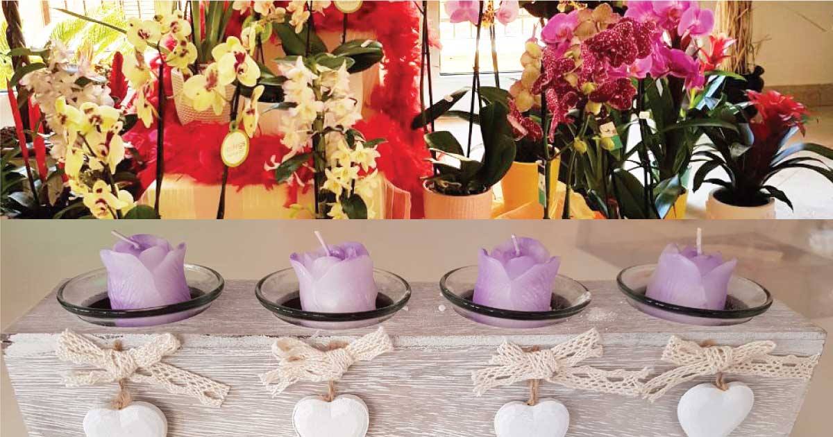 composizioni floreali con orchidee