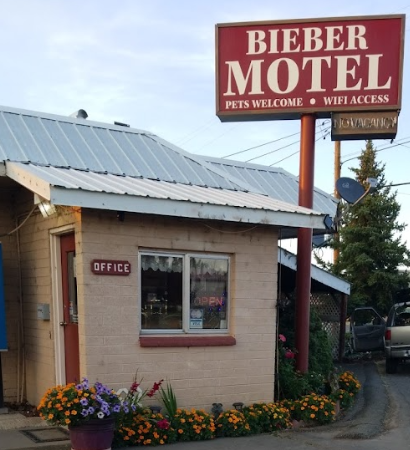 Person Pressing the Bell — Bieber, CA — Bieber Motel