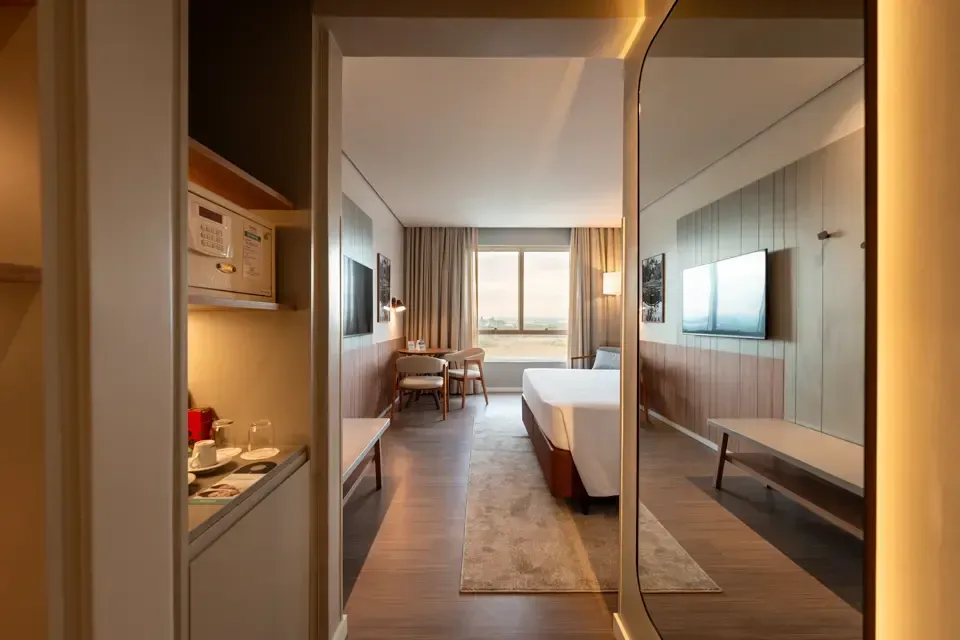 Luxo Superior 1 cama de casal Hotel Deville Prime Porto Alegre
