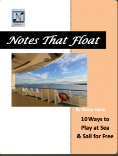 A book titled notes that float by nancy soude