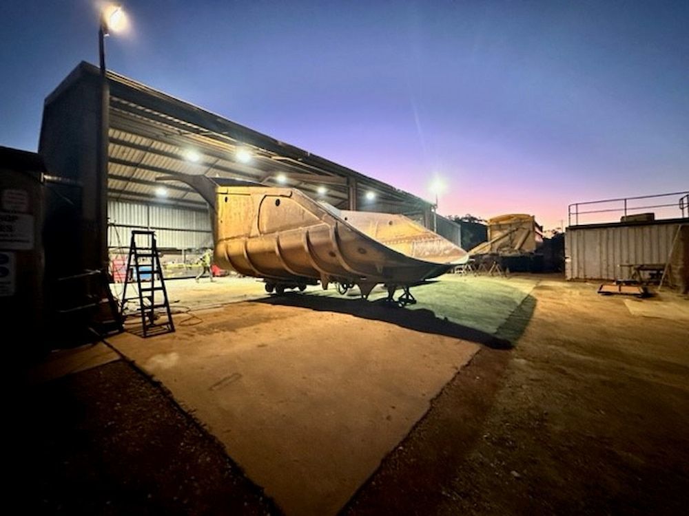 Red Flatbed Trailer Tray — Wright's Welding Operations In Boulia, QLD