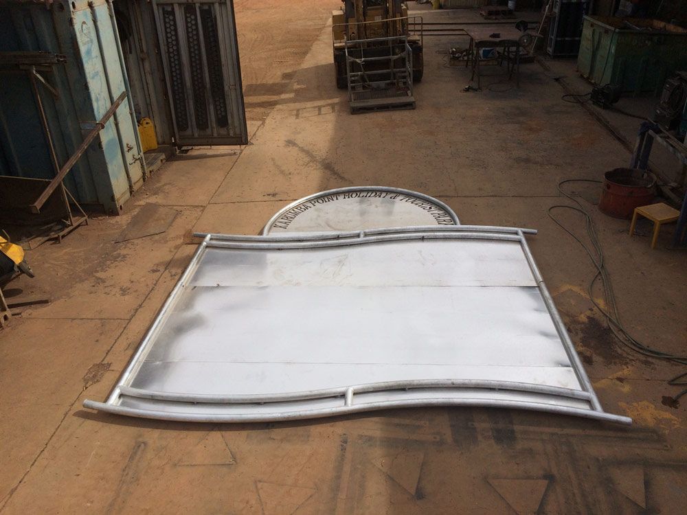 Customize Fabricated Karumba Point Holidays Sign — Wright's Welding Operations In Karumba, QLD