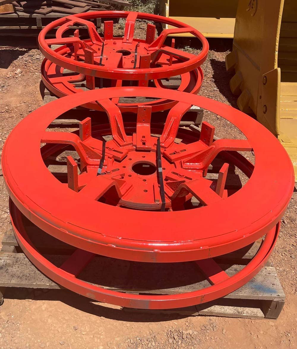 Fabrication Of Cable Reels — Wright's Welding Operations In Normanton, QLD