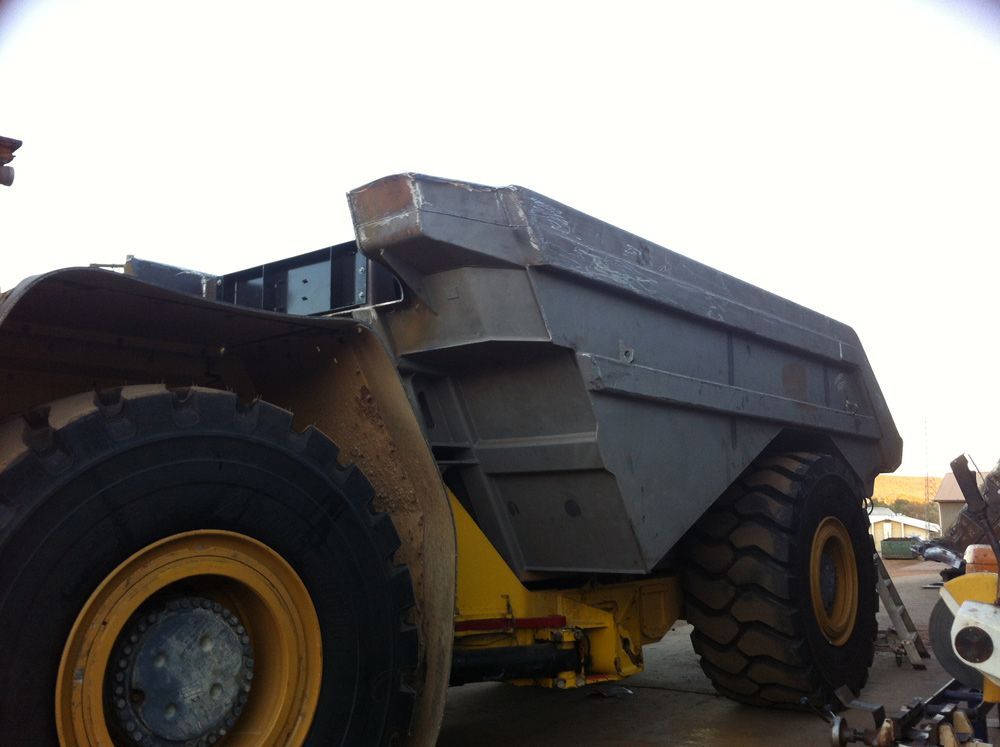 Heavy Equipment Truck For Repairing Maintenance On The Welding Shop — Wright's Welding Operations In Cloncurry, QLD