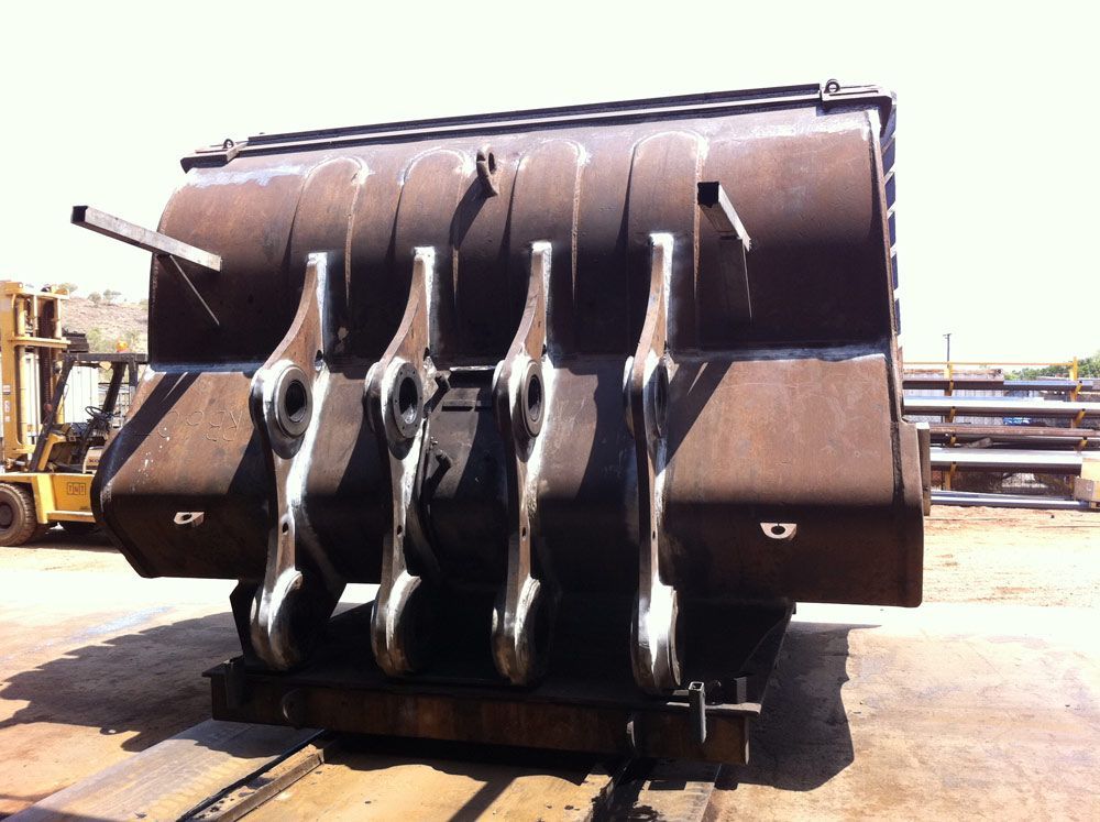 Steel Bucket For Fabricated — Wright's Welding Operations In Karumba, QLD