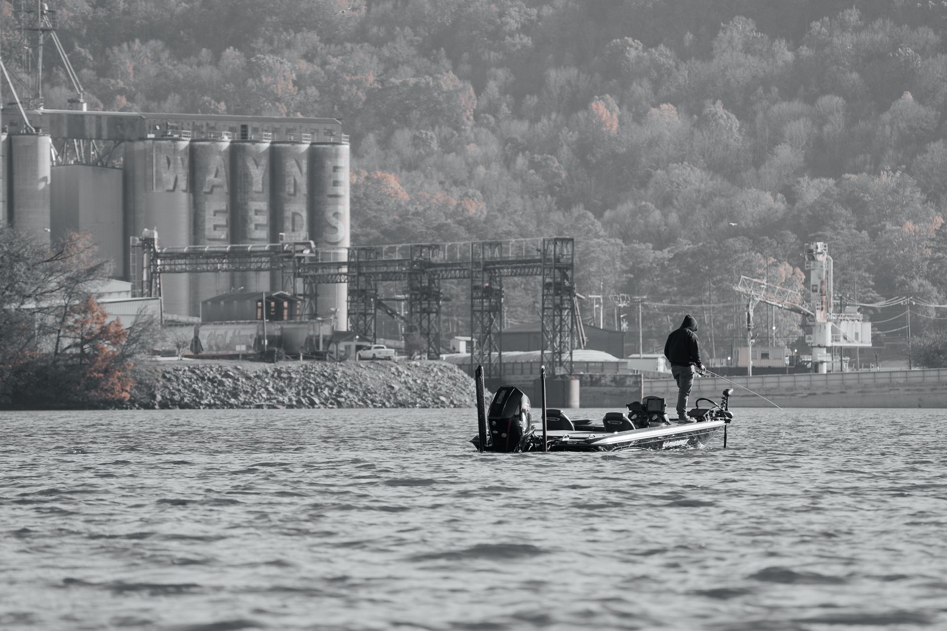 Guided fishing trip