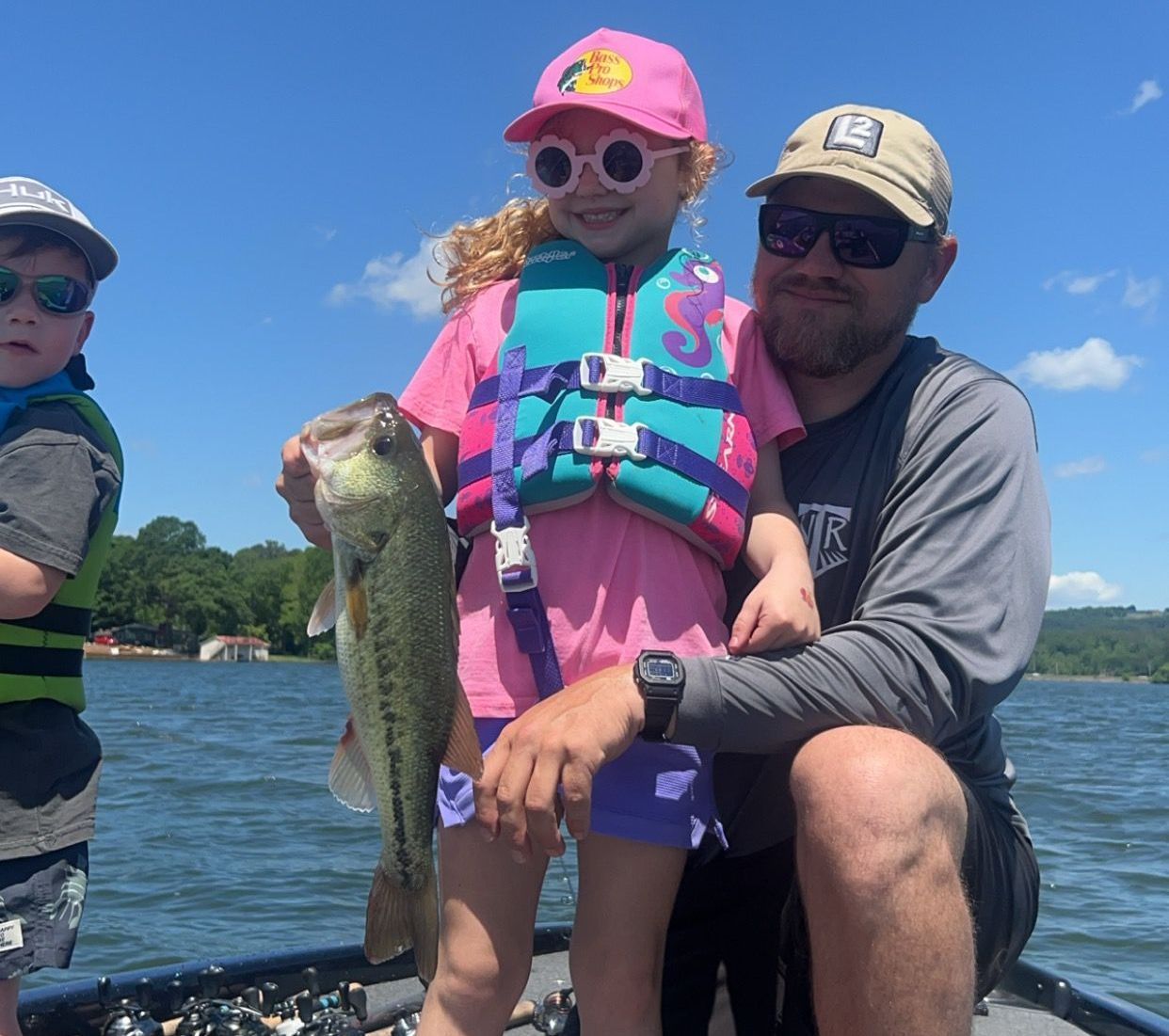 family trip fishing