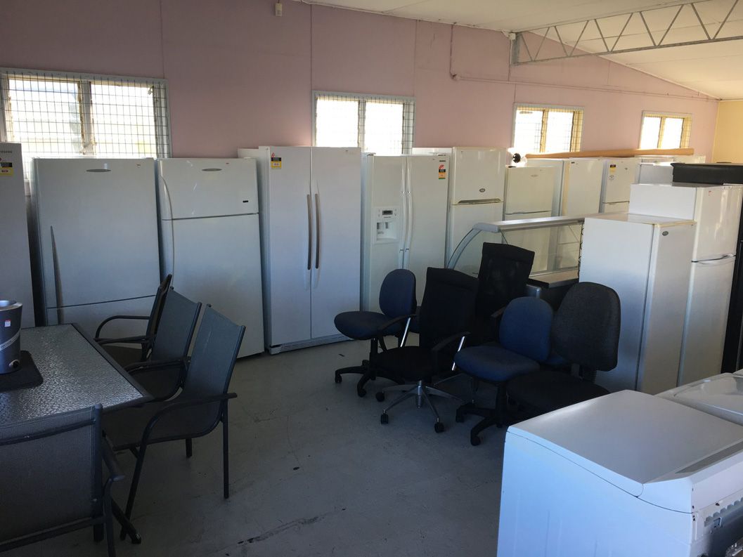 Bunch of Refrigerators and Office Chairs — The Cheapy Shop in Taree, NSW