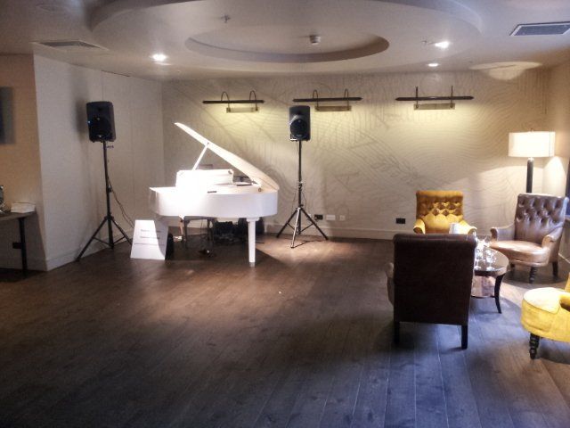 A wedding reception