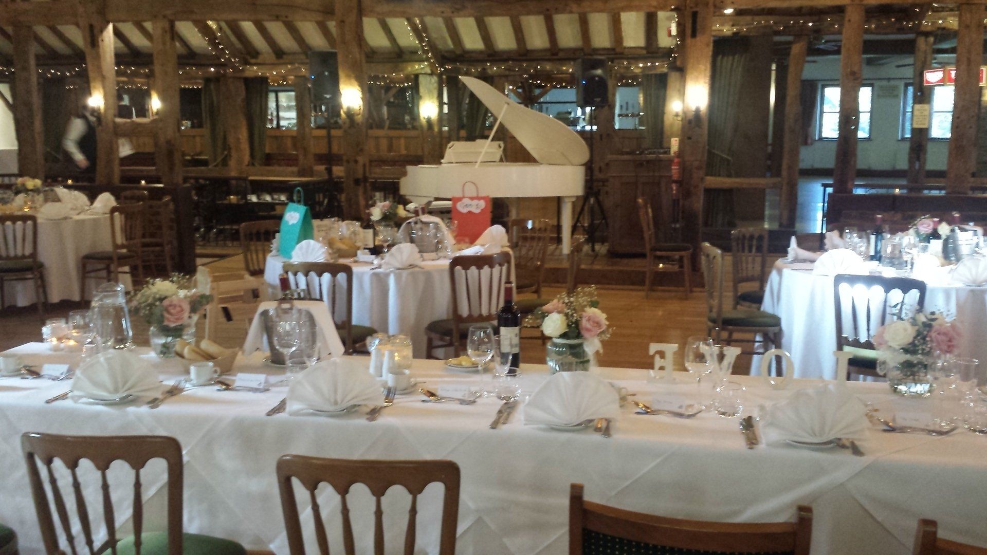 A wedding breakfast at High Rocks