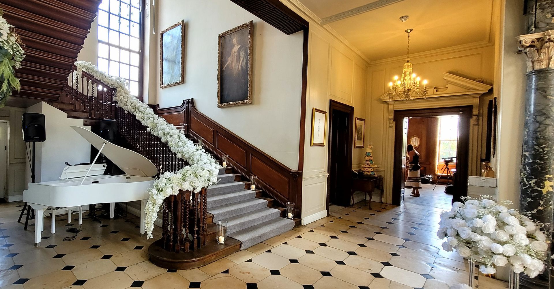 A wedding ceremony, reception and wedding breakfast