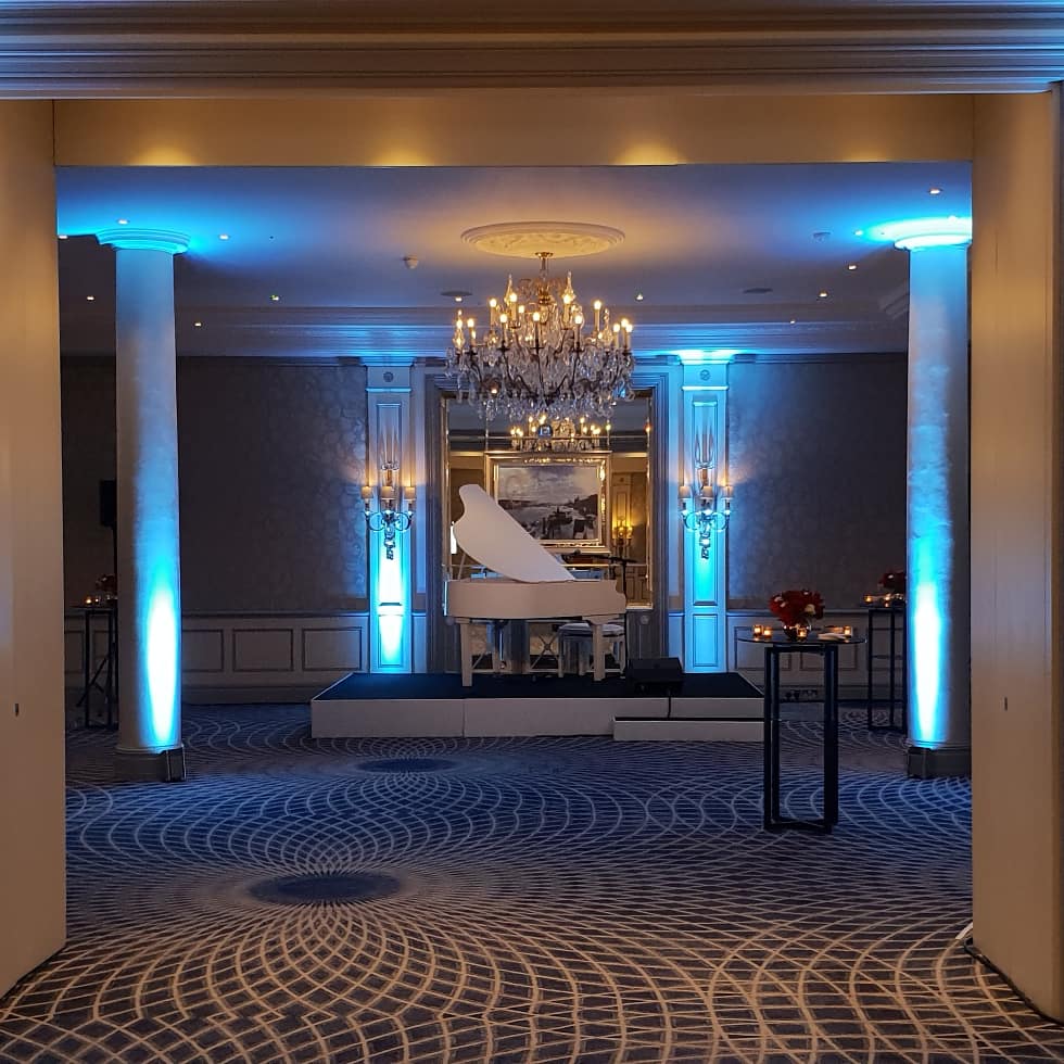 A corporate drinks reception at The Savoy