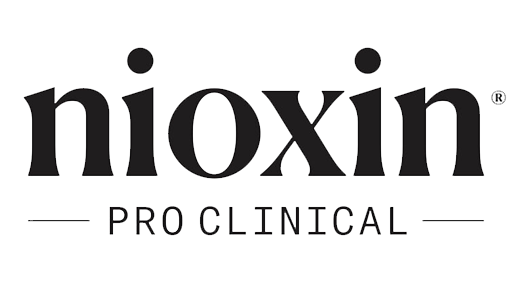 Nioxin Pro Clinical logo in black text on a white background