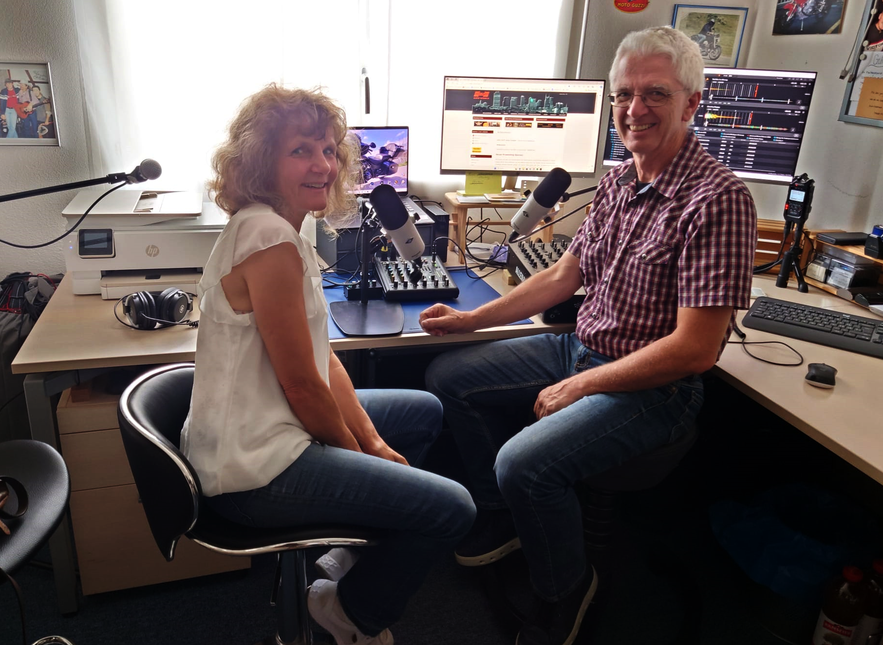 Daniela & Andy im Alpenstudio EInsiedeln Dancing Heaven goes Country Radio Switzerland