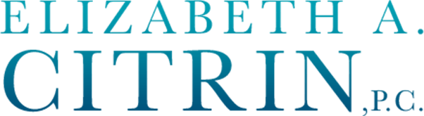 Elizabeth A. Citrin, P.C. logo in teal and gray text on a white background