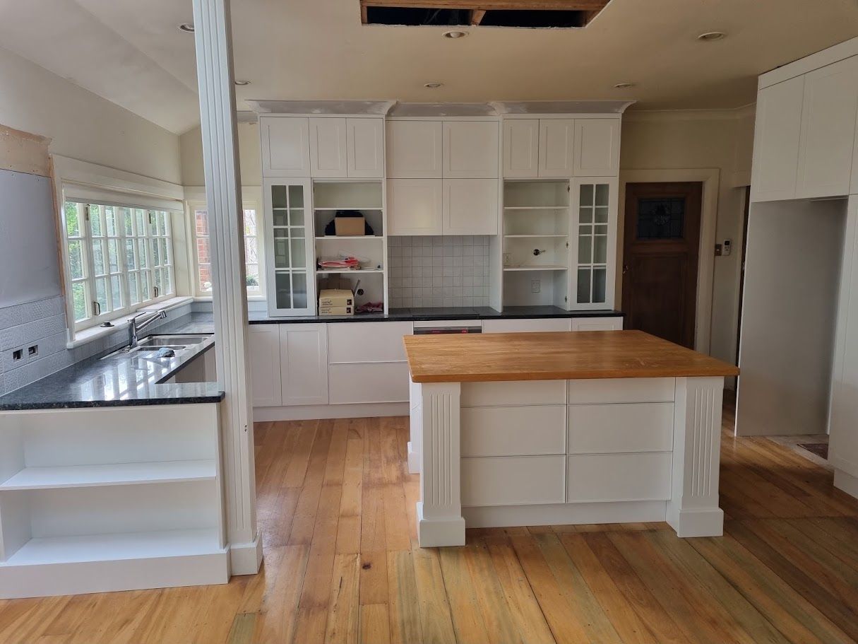 beautiful kitchen been built