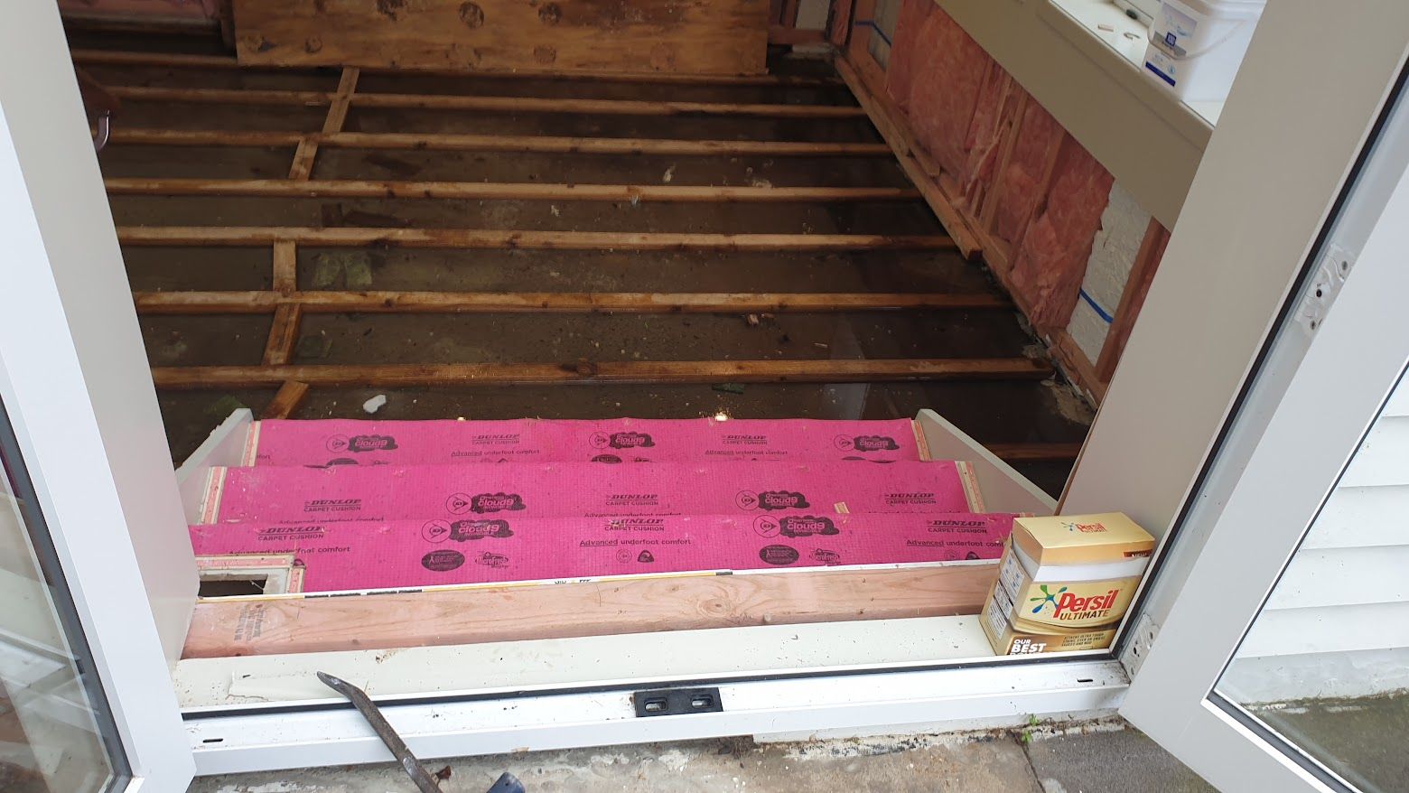 flooded floor