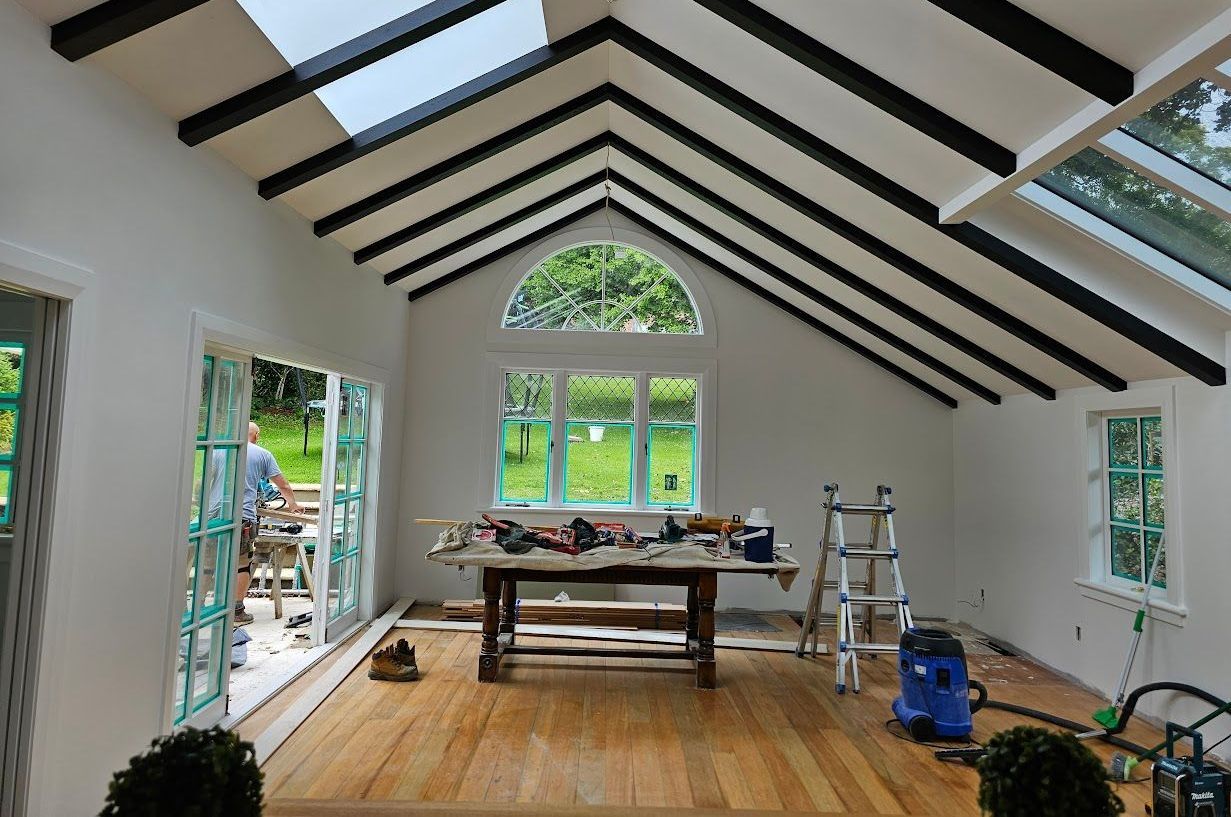 beautiful vaulted ceiling