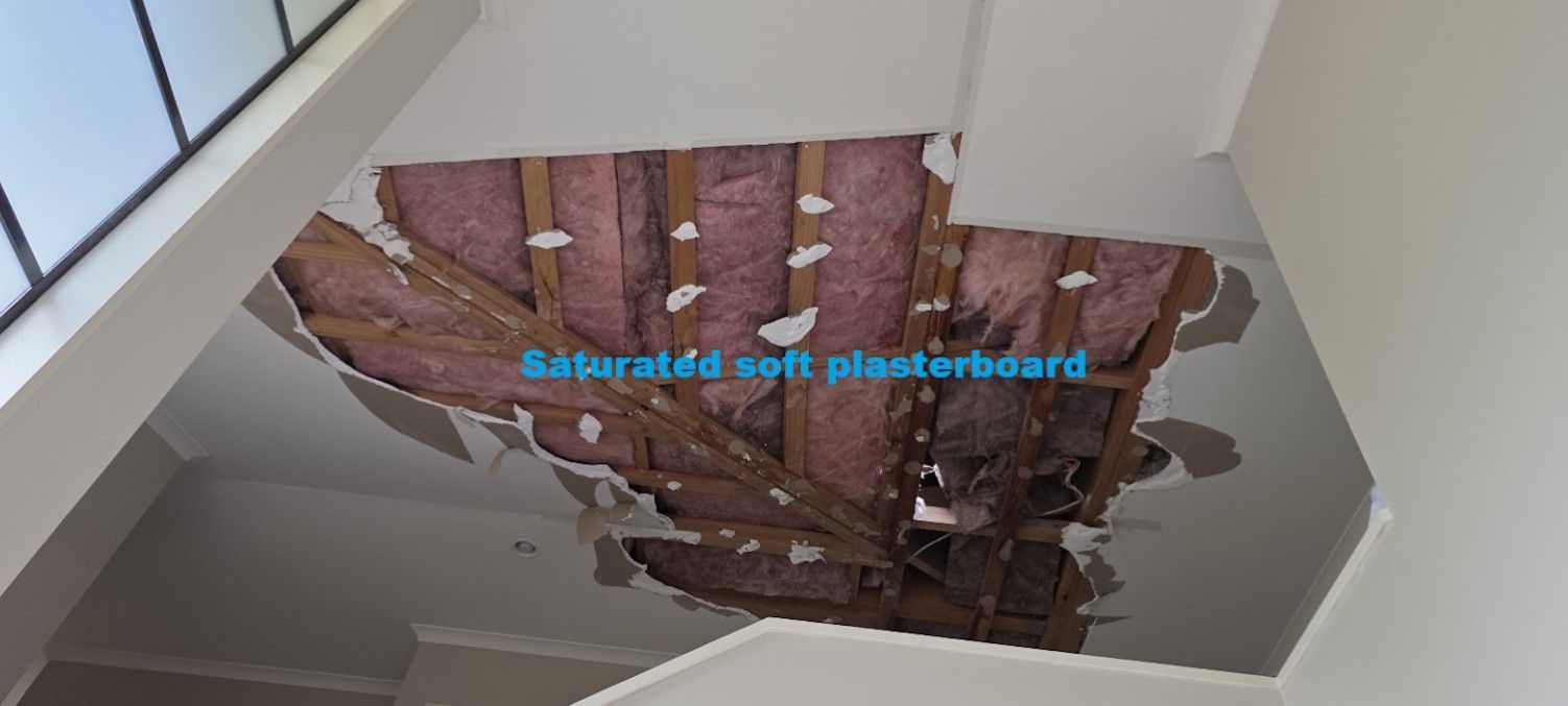 Water damage ceiling