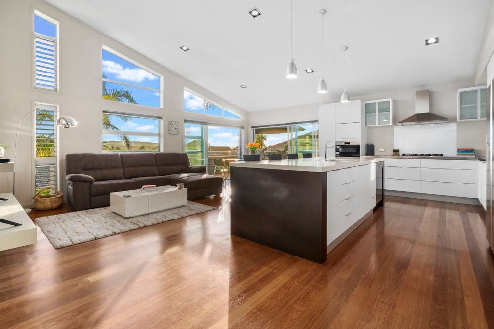 Modern open plan and kitchen
