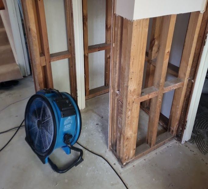 fan drying framing