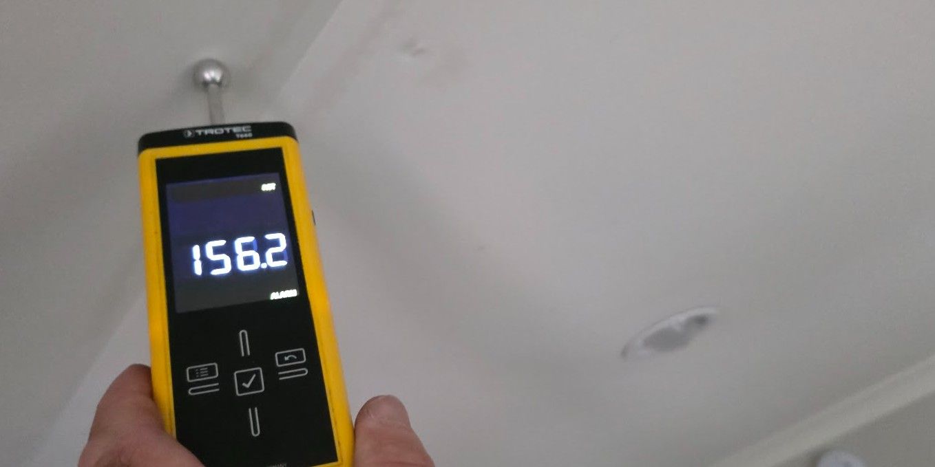High moisture reading