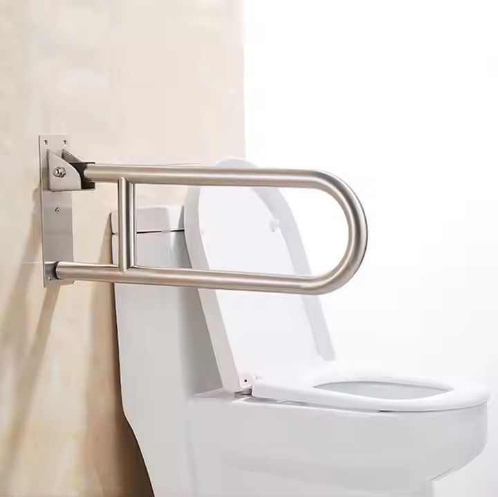 bathroom with safety disability handles