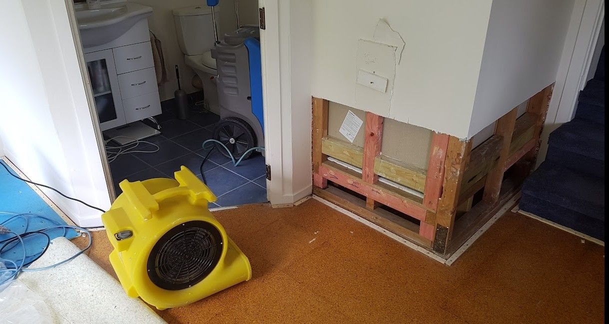 Air mover drying
