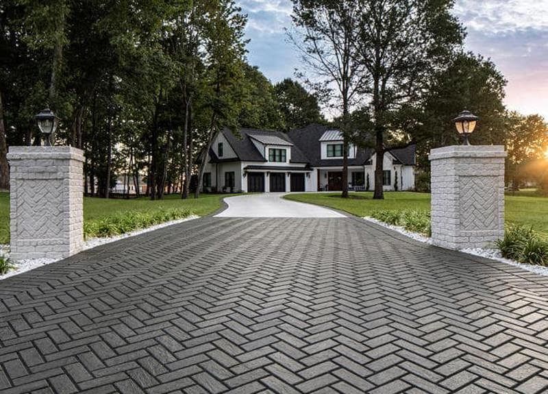 hardscaping, interlock stone driveway kitchener waterloo