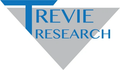 A logo for a company called revie research