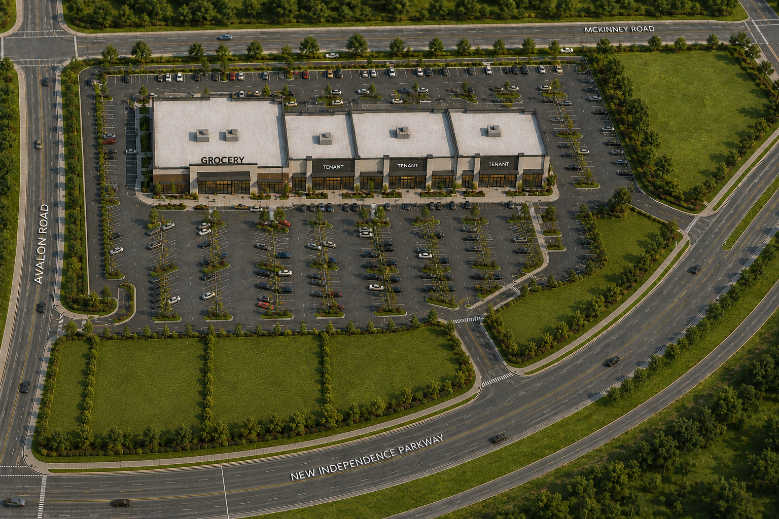 A new commercial development has been proposed at Avalon Road and New Independence Parkway.