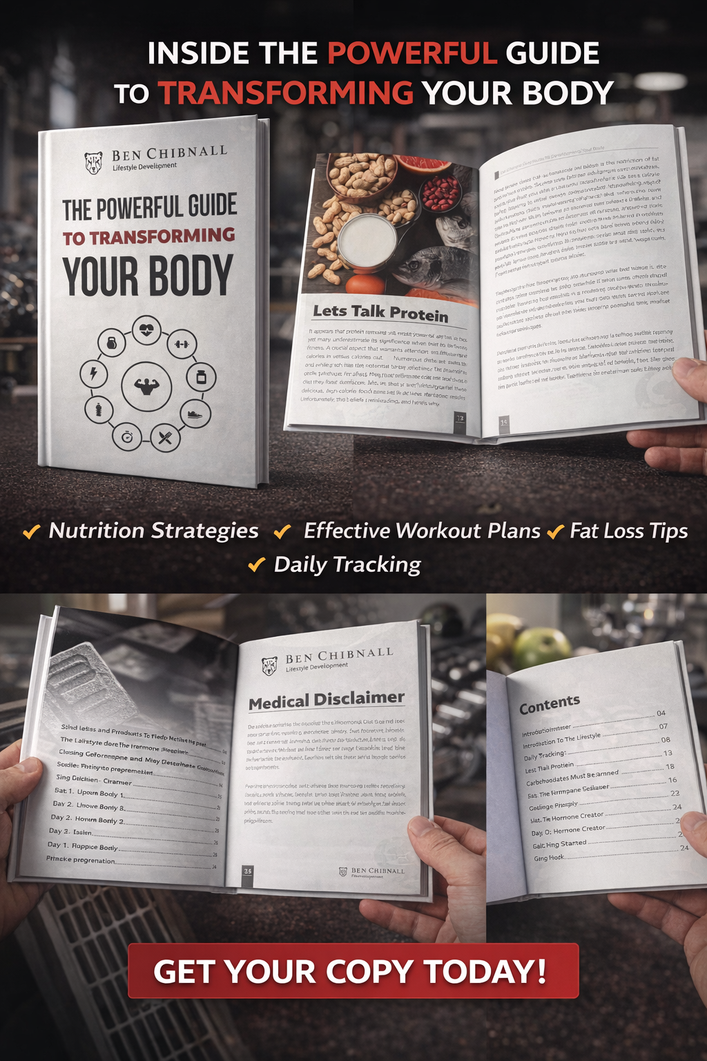 New book by Ben Chibnall. Fat loss book. Weight loss book. Ben Chibnall Tring, Berkhamsted, Marston Moretaine and Woburn.