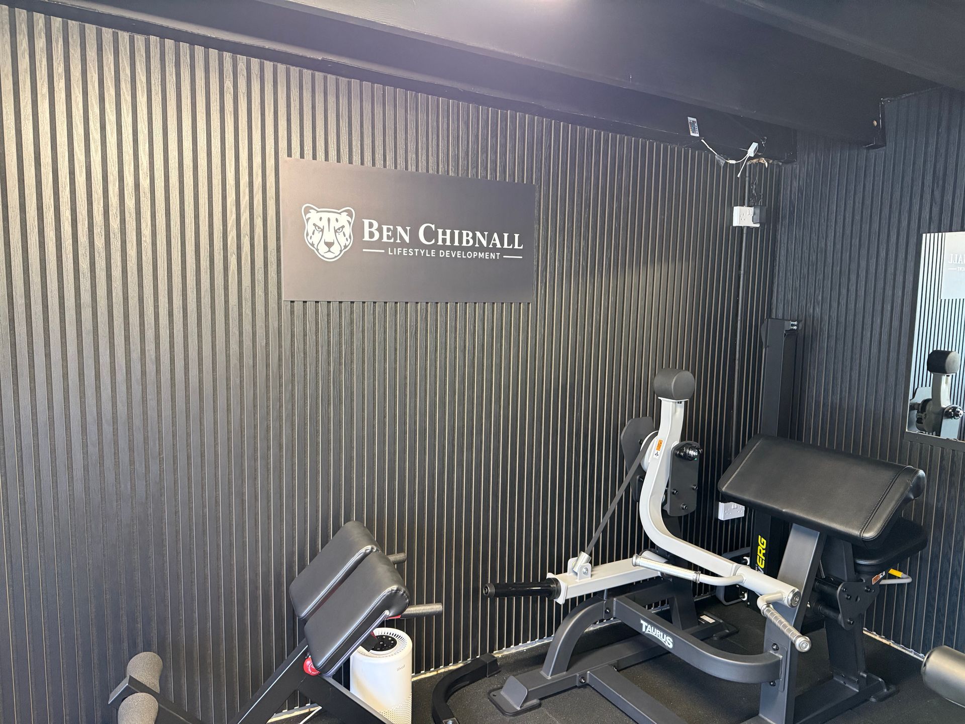 Home gym. Air conditioning. Ben Chibnall. Personal training. Fat loss. body transformations in Marston Moretaine. Fat loss in Woburn. One to one training in Tring, Berkhamsted, Marston Moretaine and Woburn. Top personal training.