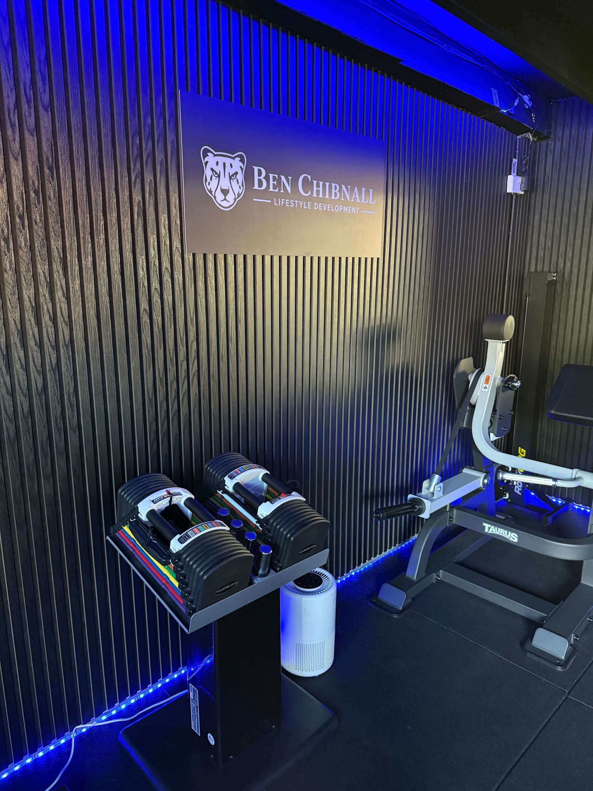 Home gym. Air conditioning. Ben Chibnall. Personal training. Fat loss. body transformations in Marston Moretaine. Fat loss in Woburn. One to one training in Tring, Berkhamsted, Marston Moretaine and Woburn. Top personal training.