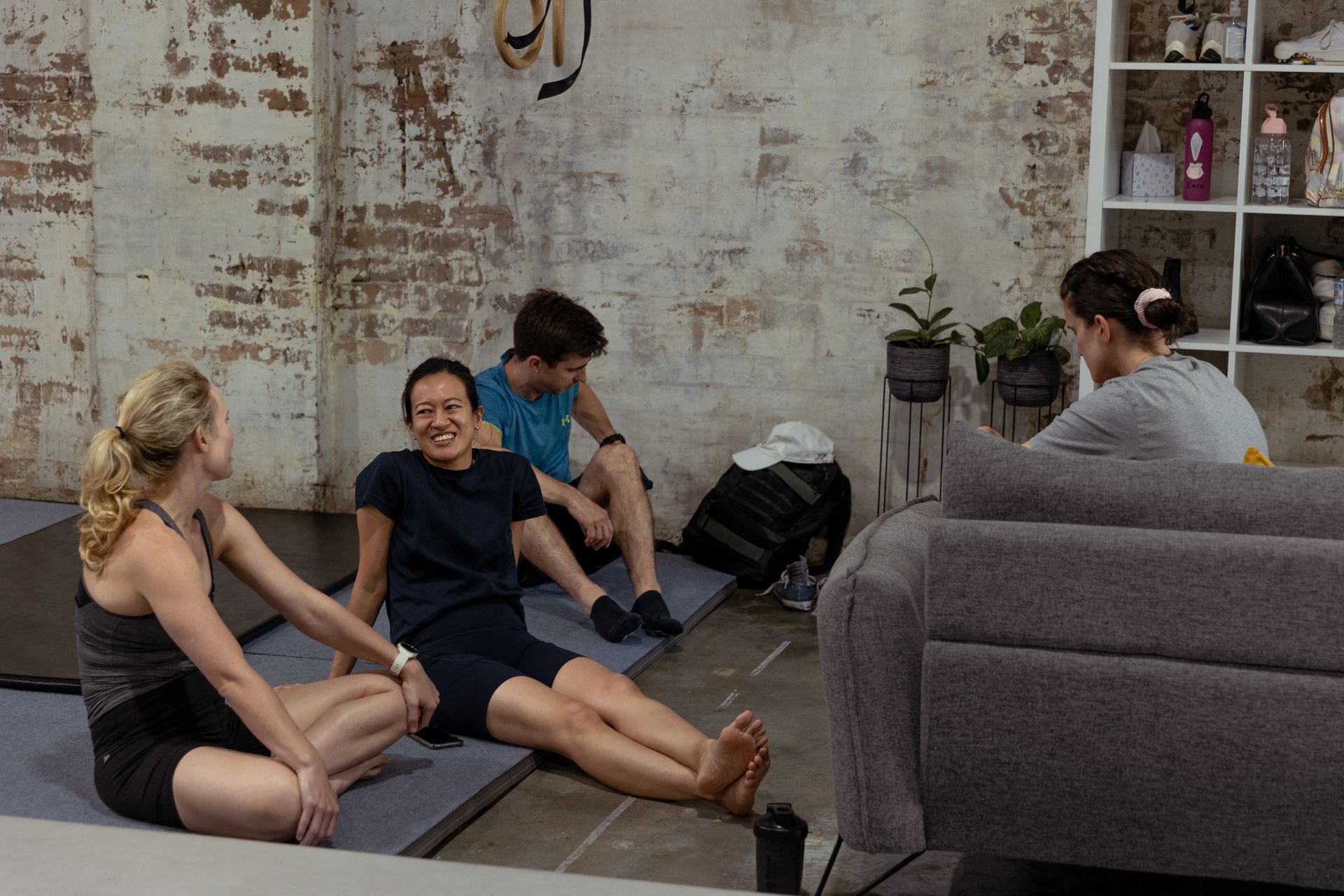 Image of people having fun in the gym