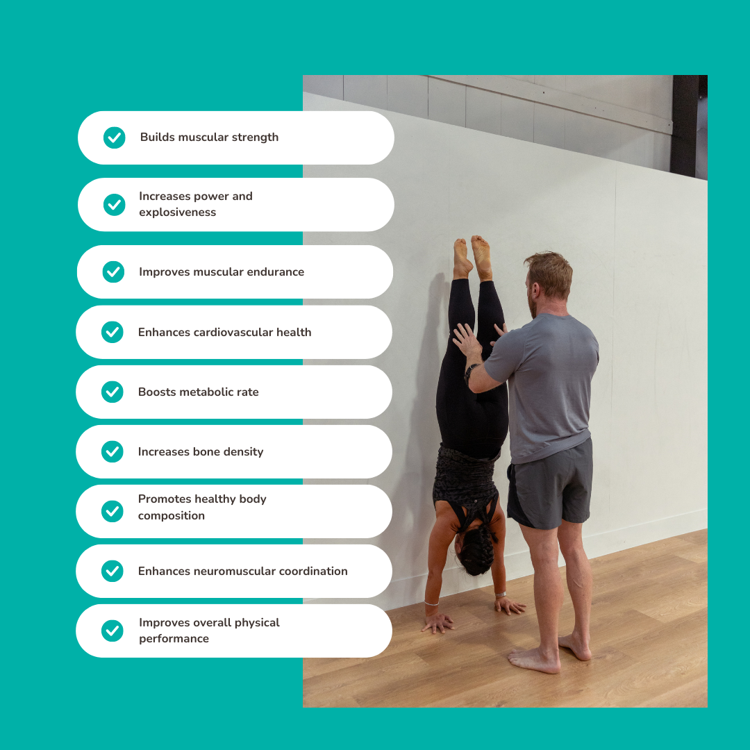 Image showing benefits of strength and training classes