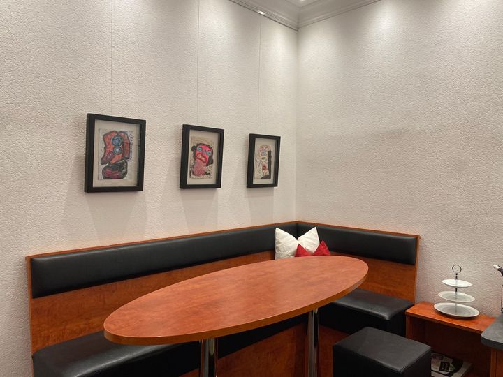Max Weinberg Gallery Hotel Hansa Offenbach Frankfurt Frühstückszimmer
