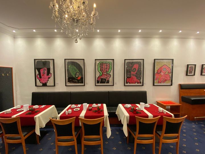 Max Weinberg Gallery Hotel Hansa Offenbach Frankfurt Frühstückszimmer