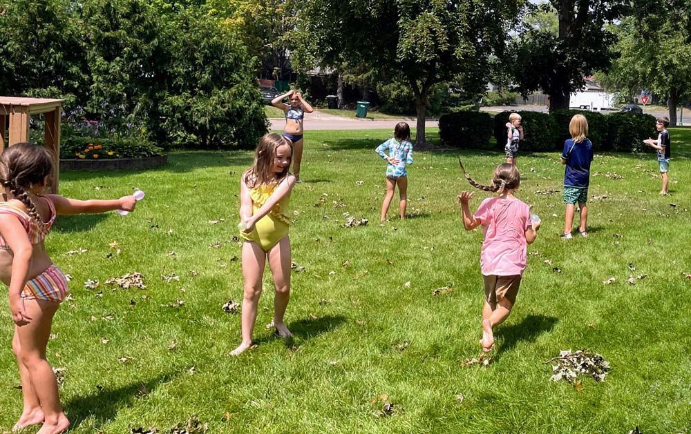 Kids playing