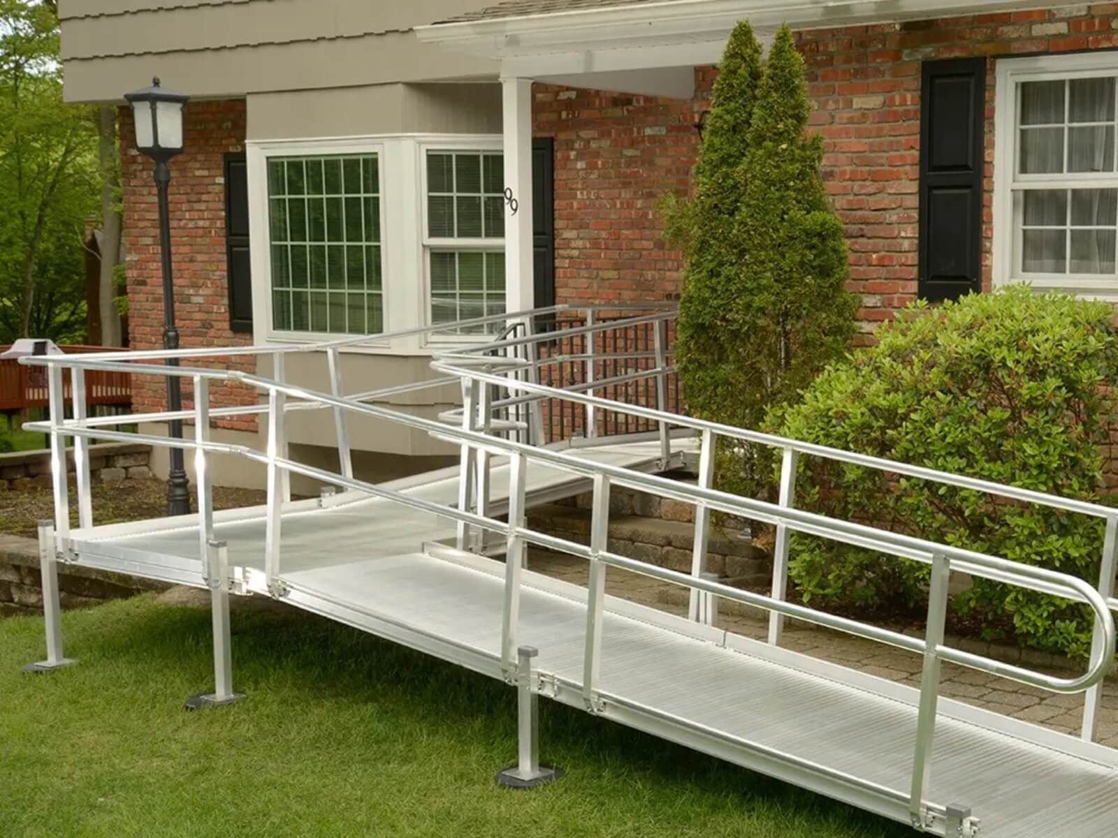 Safe modular wheelchair ramp installed at a Southern Ontario home