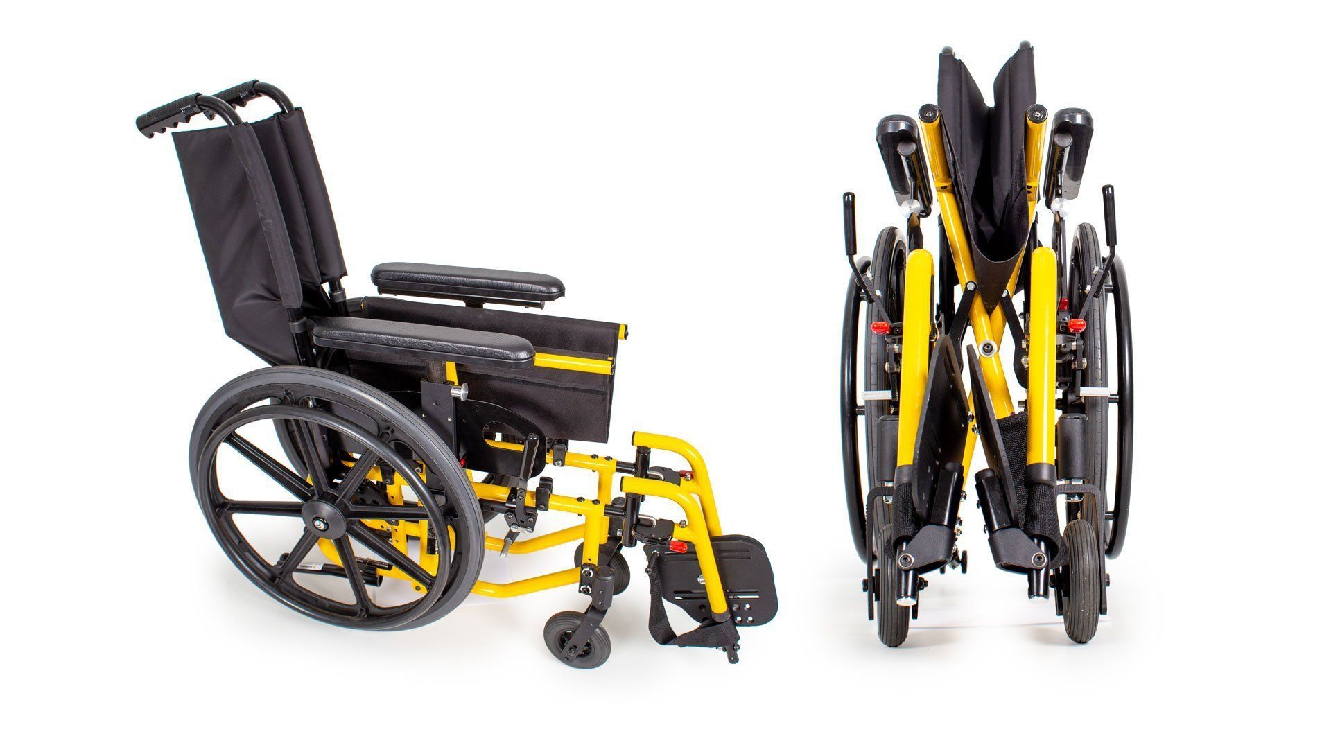 folding wheelchair used for travel