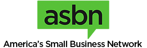 A green speech bubble with the word asbn on it.