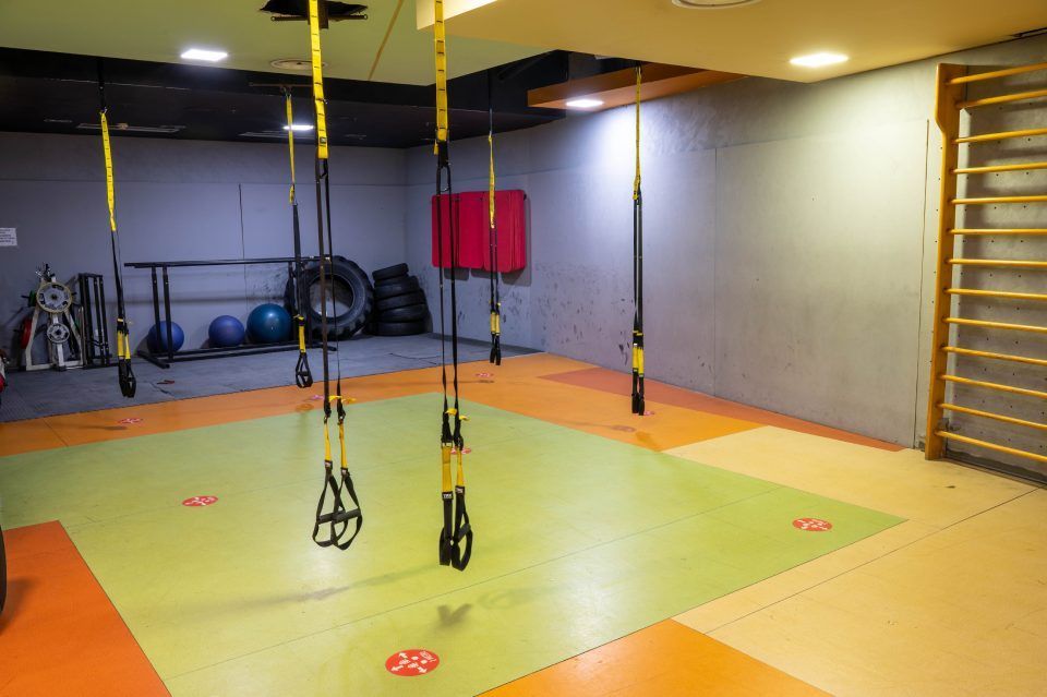 palestra con ampie sale