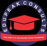 EduPeakConsults logo with red graduation cap and slogan “Your Path To A Successful Career Worldwide”