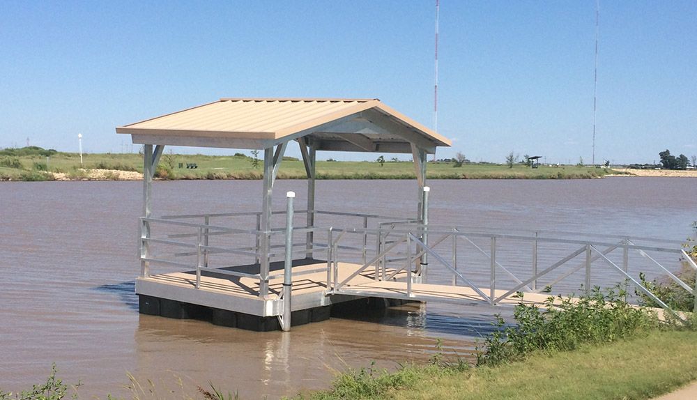 Dock in the middle of a body of water - Dock Solutions of Kentucky | Lexington, KY